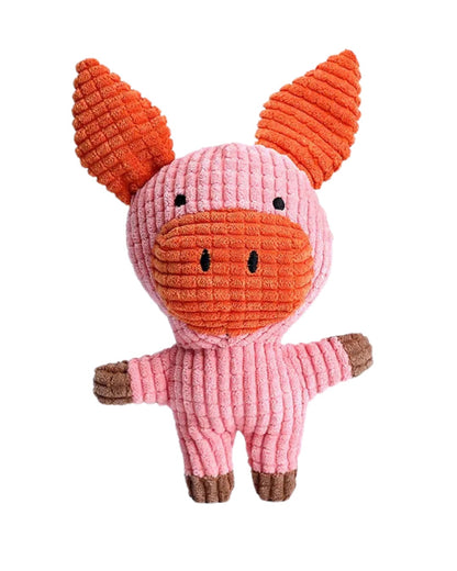 Pig Plush Squeaky Dog Toy